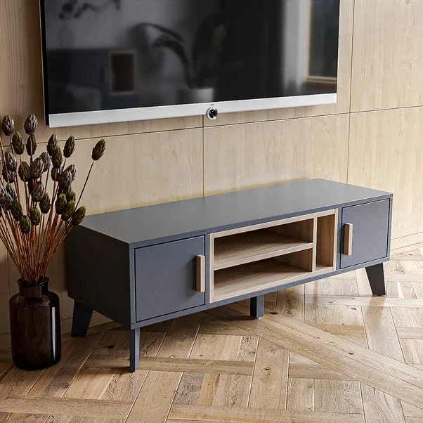 Loma Living Cobalt TV Unit Grey 1 Loma Living Cobalt TV Unit Grey