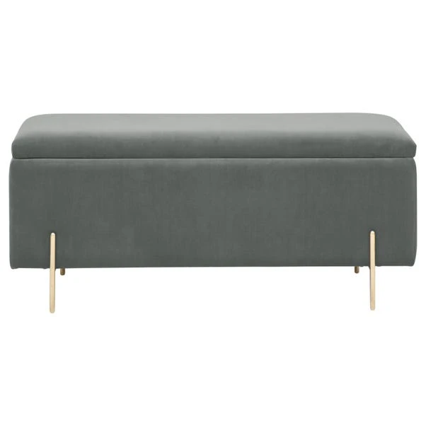 GFW Mystica Velour Ottoman Storage Bench 4 GFW Mystica Velour Ottoman Storage Bench - Image 4