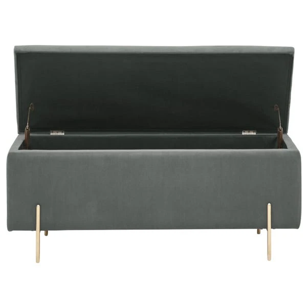 GFW Mystica Velour Ottoman Storage Bench 5 GFW Mystica Velour Ottoman Storage Bench - Image 5