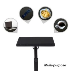 AVF Portable Laptop Side Table, Black -The Furniture Store 30812388 alt02