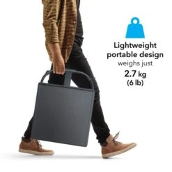 AVF Portable Laptop Side Table, Black -The Furniture Store 30812388 alt04