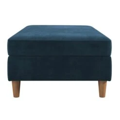 Dorel Hartford Chenille Storage Ottoman