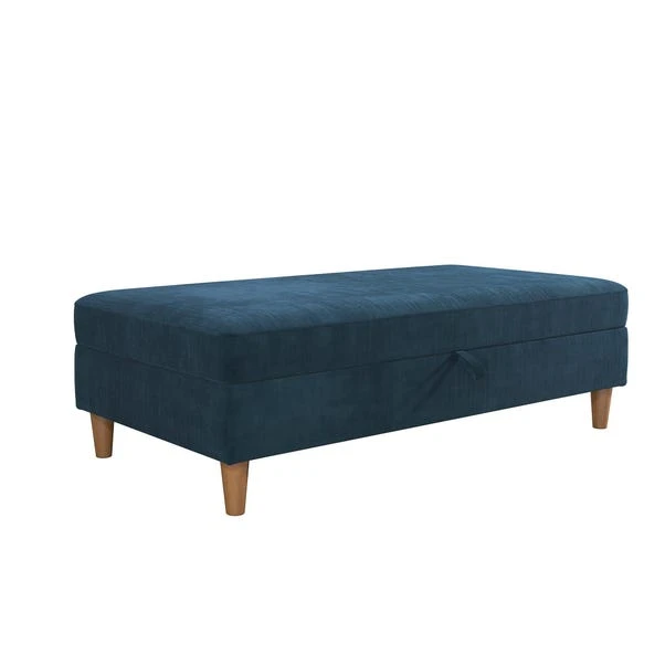 Dorel Hartford Chenille Storage Ottoman 2 Dorel Hartford Chenille Storage Ottoman - Image 2