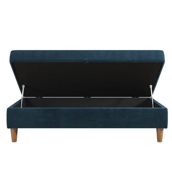 Dorel Hartford Chenille Storage Ottoman 5 Dorel Hartford Chenille Storage Ottoman - Image 5