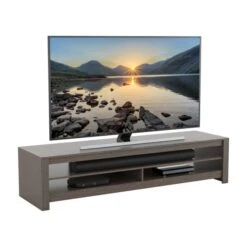 AVF Calibre Wide TV Stand 180cm, Oak Effect -The Furniture Store 30812451 alt03