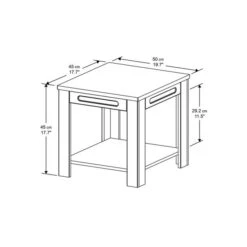 AVF White Sands Side Table 8 AVF White Sands Side Table -The Furniture Store 30812457 alt03