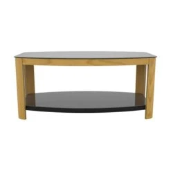 AVF Affinity Real Curved Wood Coffee Table FT100AFFO -The Furniture Store 30812462 alt02