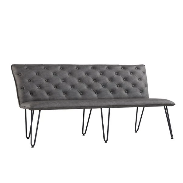 Kettle Sebastian Studded Back 140cm Bench 1 Kettle Sebastian Studded Back 140cm Bench