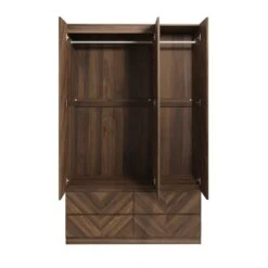 GFW Taranto Triple 4 Drawer Wardrobe -The Furniture Store 30816966 alt02
