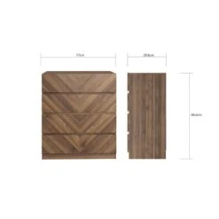 GFW Taranto 4 Drawer Chest -The Furniture Store 30816970 alt05