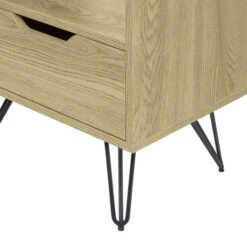 Dunelm Bella 1 Drawer Bedside Oak Effect -The Furniture Store 30817127 alt03