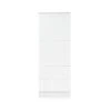 Obaby Single 2 Drawer Wardrobe, White