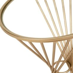 Pacific Lifestyle Pacific Liberty Side Table, Iron & Glass -The Furniture Store 30821672 alt03