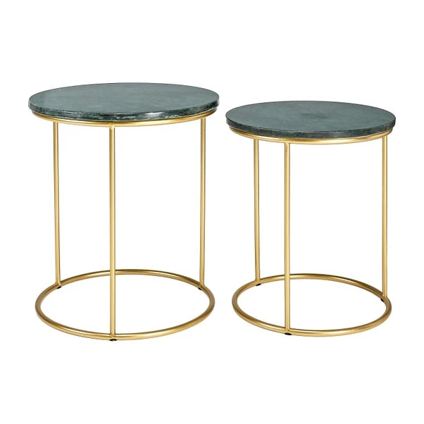 Pacific Lifestyle Pacific Milly Set Of 2 Nest Of Side Tables, Marble 3 Pacific Lifestyle Pacific Milly Set Of 2 Nest Of Side Tables, Marble - Image 3