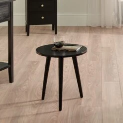 Pacific Lifestyle Pacific Chelmsford Side Table, Black Painted Pine