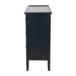 Pacific Lifestyle Pacific Chelmsford 4 Drawer Chest, Black Painted Pine -The Furniture Store 30821759 alt04