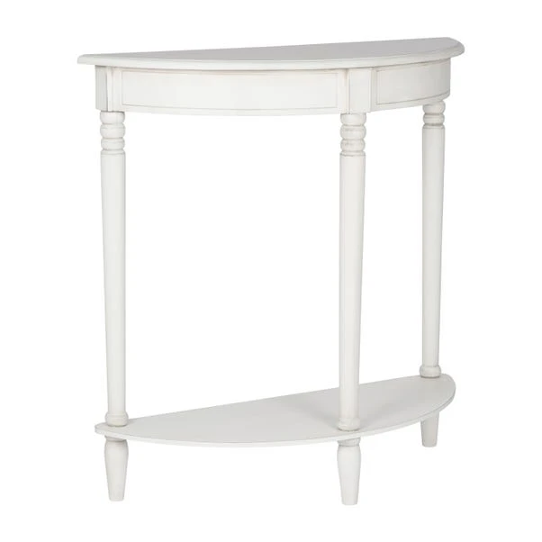 Pacific Lifestyle Pacific Heritage Half Moon Console Table, Painted Pine 3 Pacific Lifestyle Pacific Heritage Half Moon Console Table, Painted Pine - Image 3