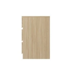 GFW Set Of 2 Taranto 3 Drawer Bedside Tables, Oak Effect -The Furniture Store 30825681 alt04